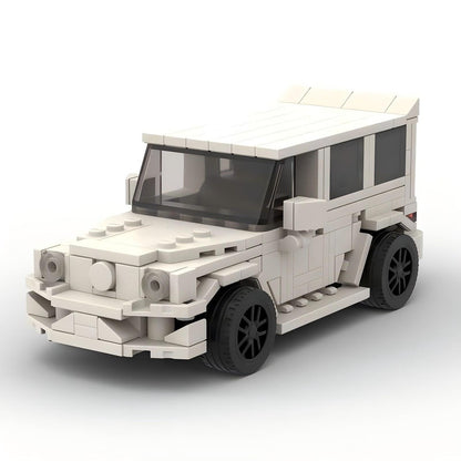 Off-Road Luxury SUV 4x4 Wagon 6-Wide Building Kit | LEGO-Compatible MOC - 5