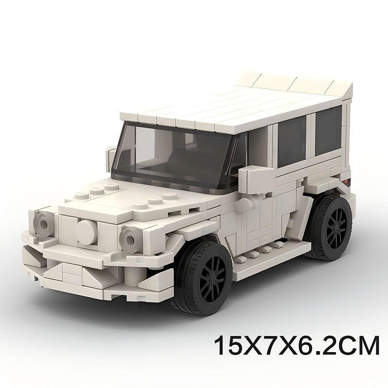 Off-Road Luxury SUV 4x4 Wagon MOC Building Kit | Adventure Vehicle Model - 6