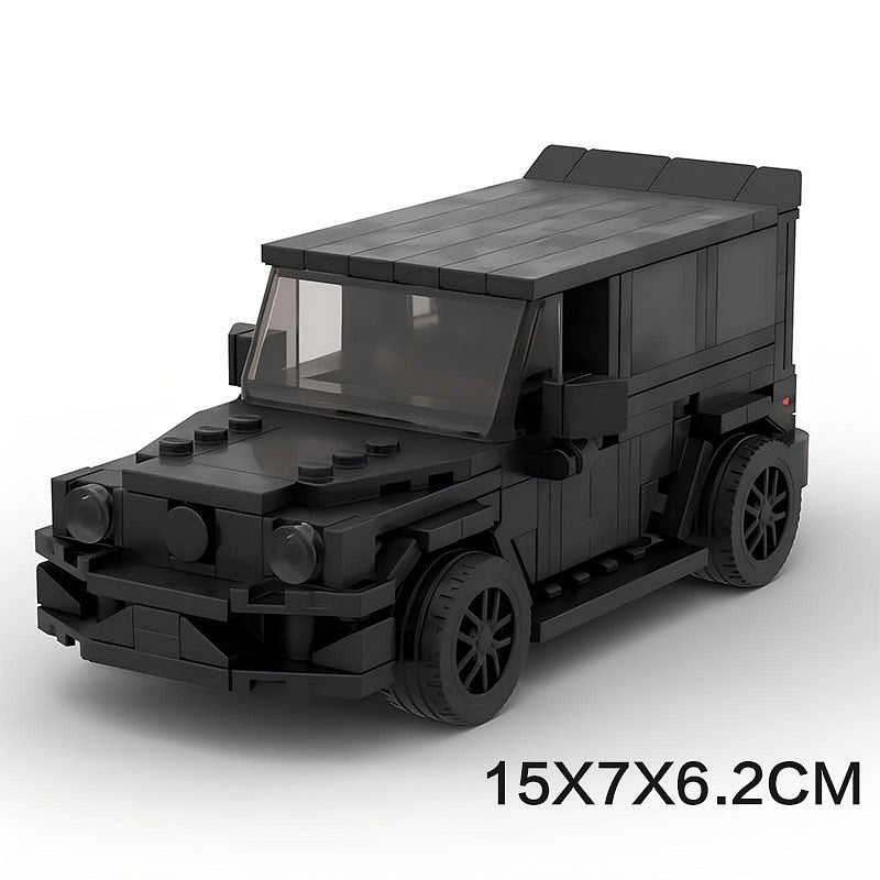Off-Road Luxury SUV 4x4 Wagon MOC Building Kit | Adventure Vehicle Model - 8