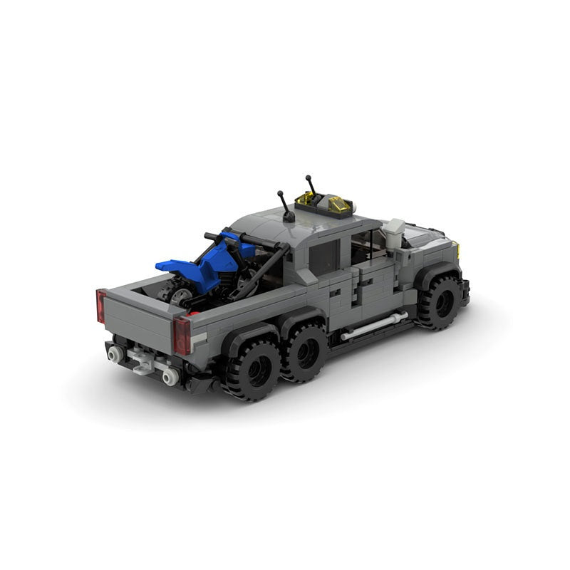 Off-Road Raptor Pickup Truck Building Kit | LEGO-Compatible MOC - 3