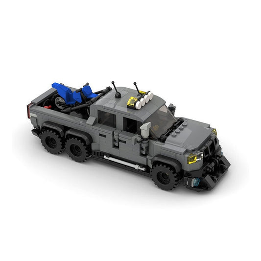 Off-Road Raptor Pickup Truck MOC Building Kit | Rugged Vehicle Model - 1