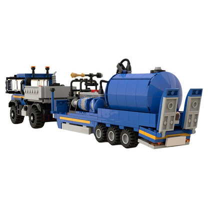 Off-Road Utility Truck & Sprayer Trailer MOC Building Kit - 4