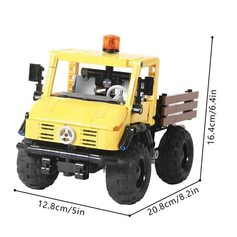 Off-Road Utility Truck U406 MOC Building Kit | Rugged Vehicle Model - 4