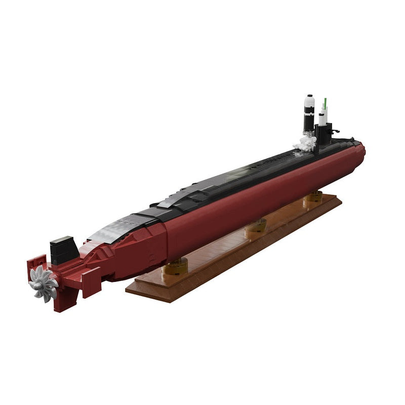 Ohio-Class Submarine MOC Building Kit | Modern Naval Ship Model - 2