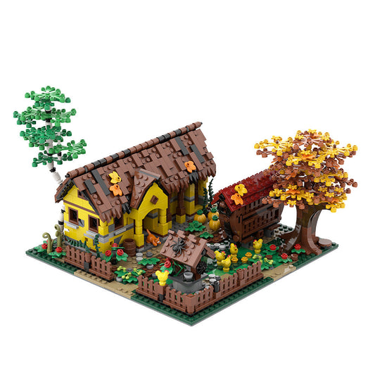 Old Country House Building Kit | LEGO-Compatible MOC - 1