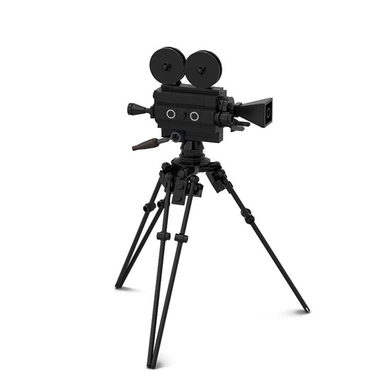 Old-Fashioned Movie Camera Building Kit | LEGO-Compatible MOC - 1