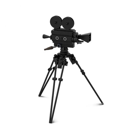 Old-Fashioned Movie Camera Building Kit | LEGO-Compatible MOC - 1