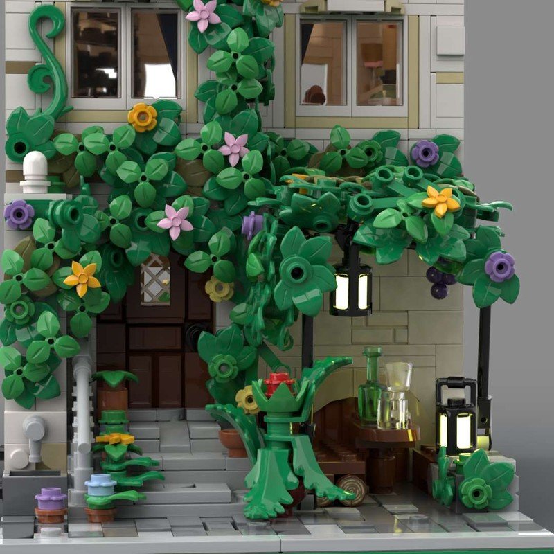 Old Greened House Building Kit | LEGO-Compatible MOC - 2