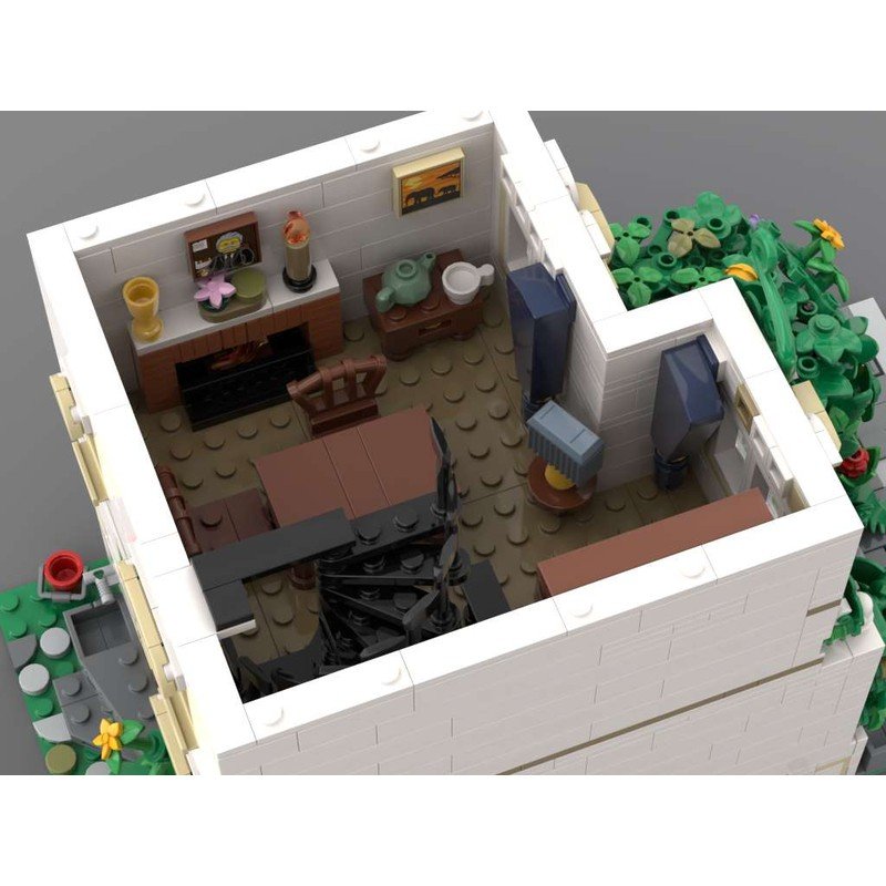 Old Greened House Building Kit | LEGO-Compatible MOC - 4