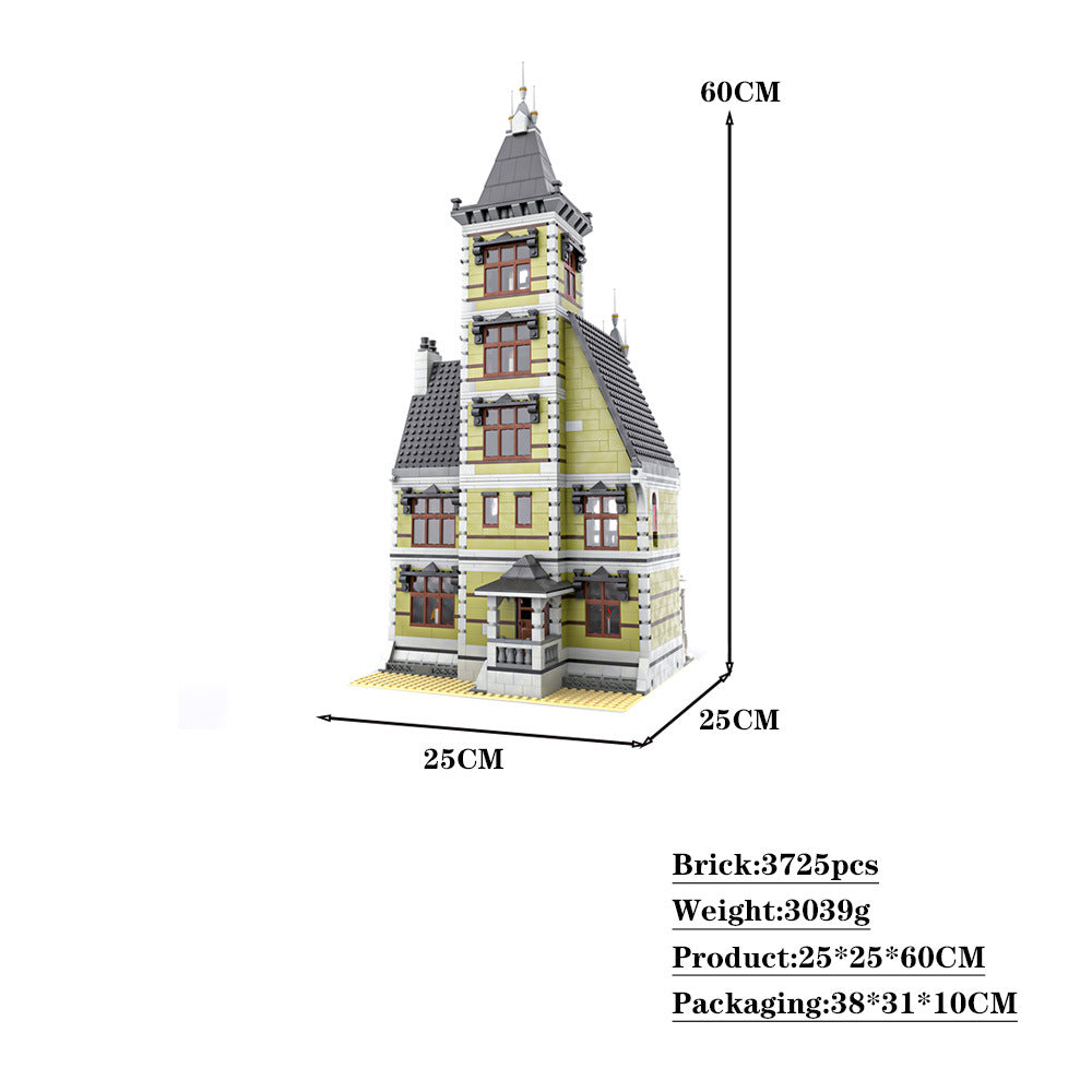 old mansion haunted house modular | moc-49479 - 5
