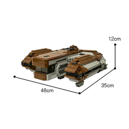 Old Republic Vanguard Freighter Building Kit | LEGO-Compatible MOC - 3