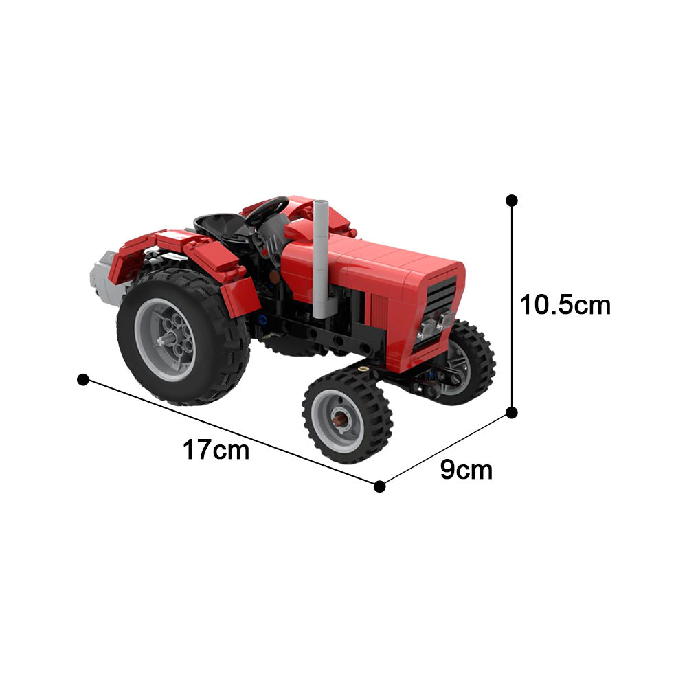 Old Tractor MOC Building Kit | LEGO-Compatible MOC - 3