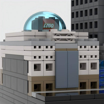 One Canada Square London Skyscraper Building Kit | LEGO-Compatible MOC - 7