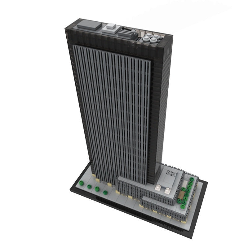 One Penn Plaza MOC Skyscraper Building Kit | 1:800 Scale Architecture Model  - 2