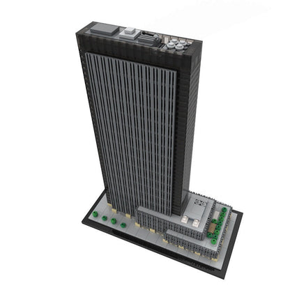 One Penn Plaza MOC Skyscraper Building Kit | 1:800 Scale Architecture Model  - 2