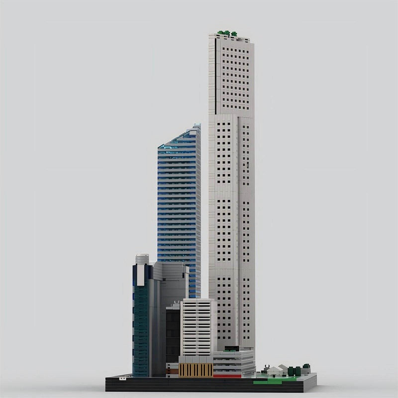 One Raffles Place Singapore Skyscraper MOC Building Kit | Micro-Scale Skyline - 1