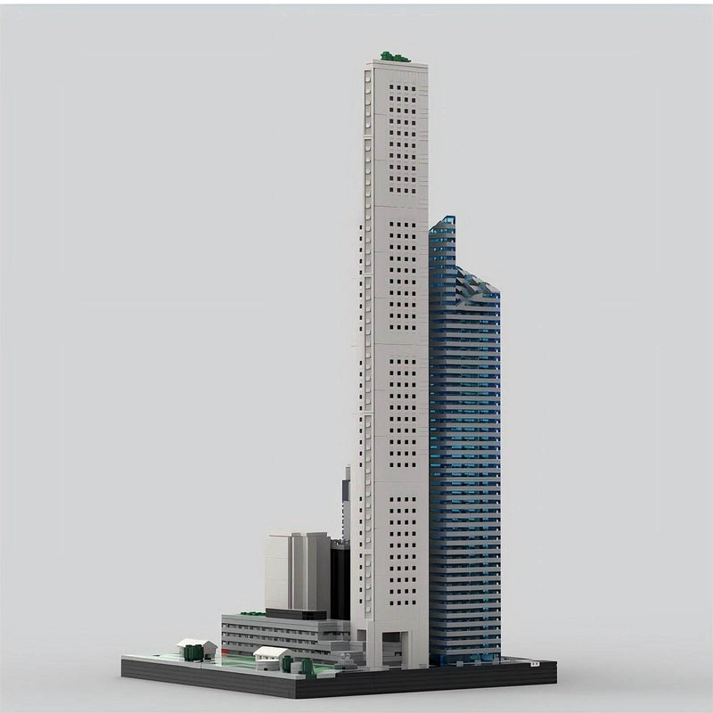 One Raffles Place Singapore Skyscraper MOC Building Kit | Micro-Scale Skyline - 3