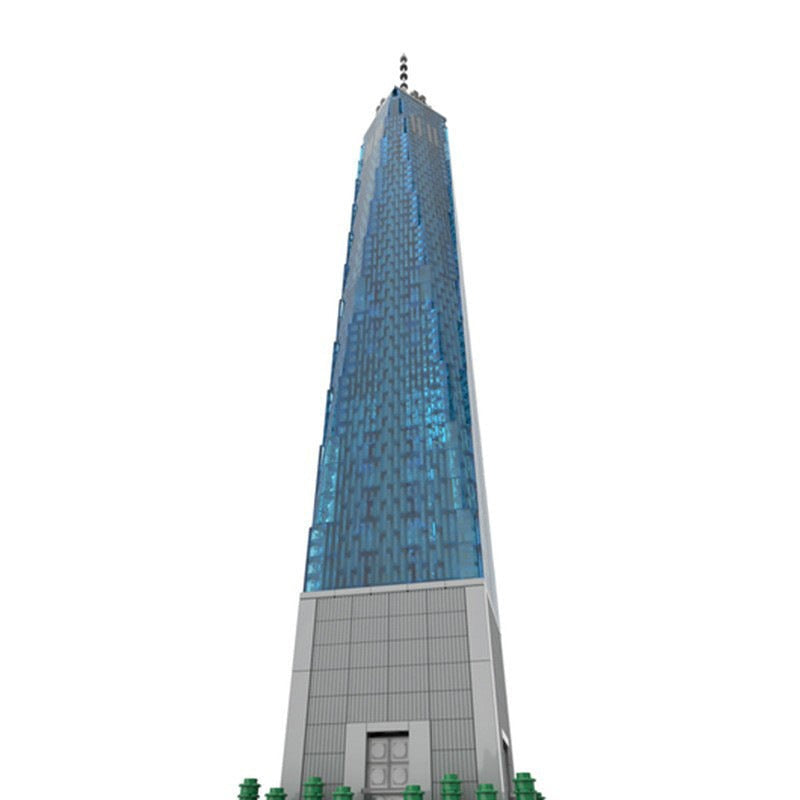 One World Trade Center MOC Building Kit 1:800 Scale Skyscraper Model - 2