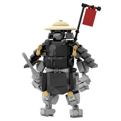 Oni Samurai Mech MOC Building Kit | Armored Warrior Robot Figure Model - 1