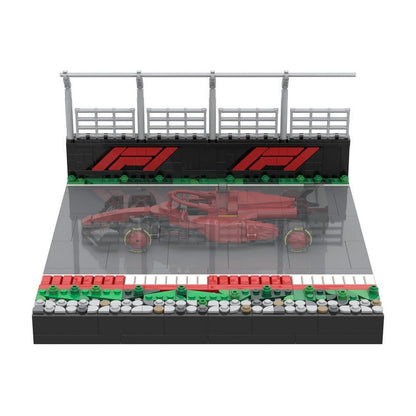 Open Wheel Racing Display Stand MOC Building Kit | Motorsport Showcase - 1