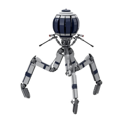 Orb-Headed Tri-Leg Combat Walker MOC Building Kit - 1