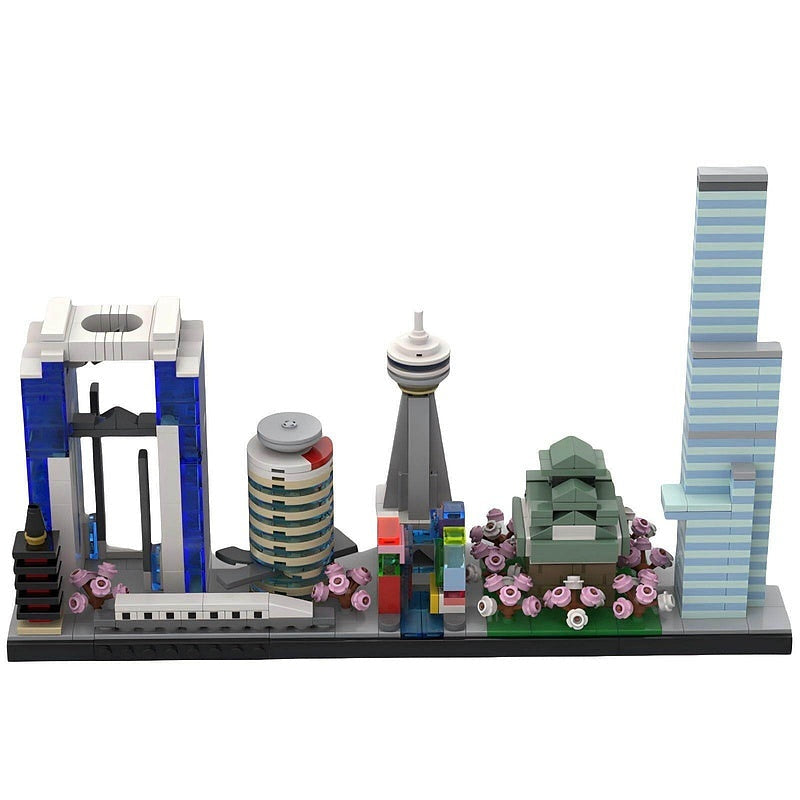 Osaka Skyline MOC Building Kit | Japan City Architecture Model - 3