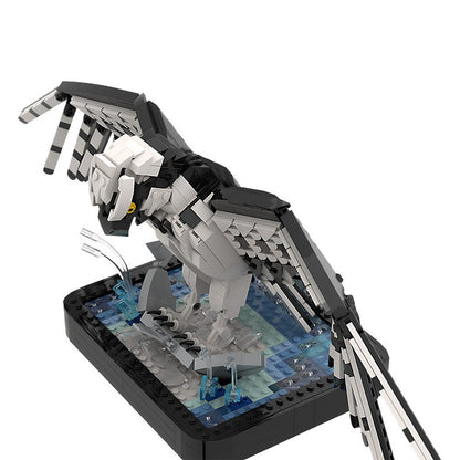 Osprey Sea Hawk MOC Bird Building Kit | 1449 PCS Avian Model Kit - 3