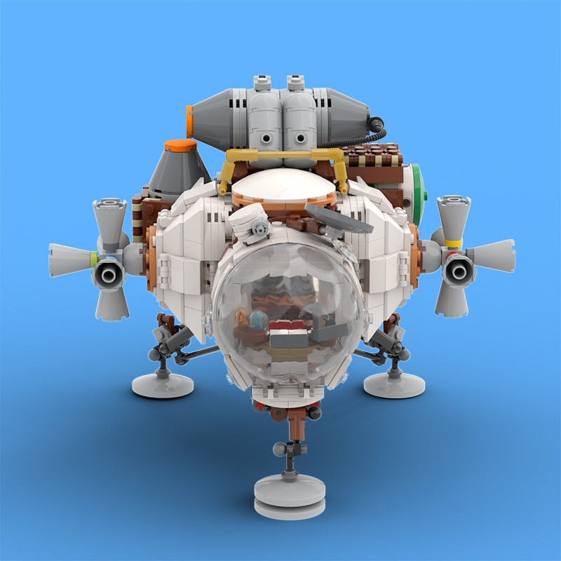 Outer Hearthian Ship MOC Spacecraft Building Kit | Exploration Vessel - 9