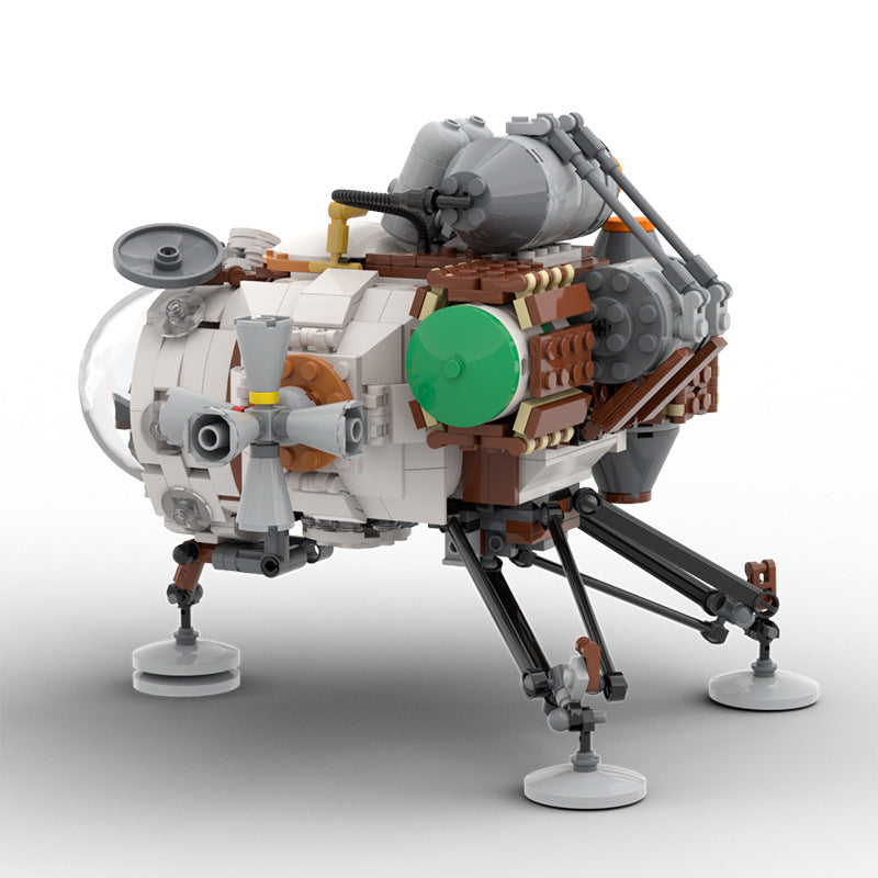 Outer Hearthian Ship Spacecraft Building Kit | LEGO-Compatible MOC - 2