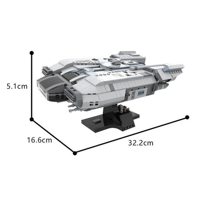 Outlaw Space Transport MOC Futuristic Spaceship Building Kit - 3