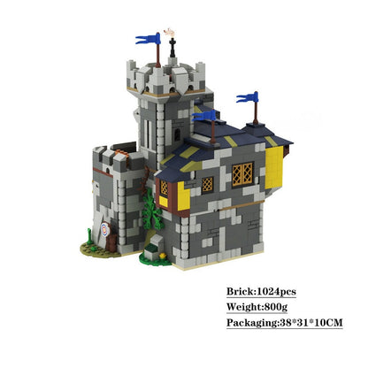 Outpost Castle MOC Building Kit | Medieval Fortress Architecture Model - 4