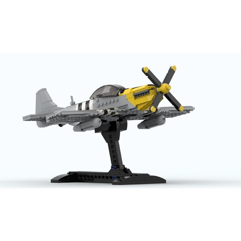 P-51 Mustang Fighter MOC Building Kit | WWII Aircraft Model - 3