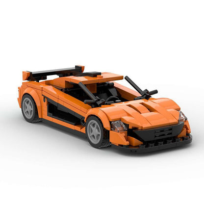 P1 Track Supercar 8 Stud Wide Racing Style Building Kit | LEGO-Compatible MOC - 2