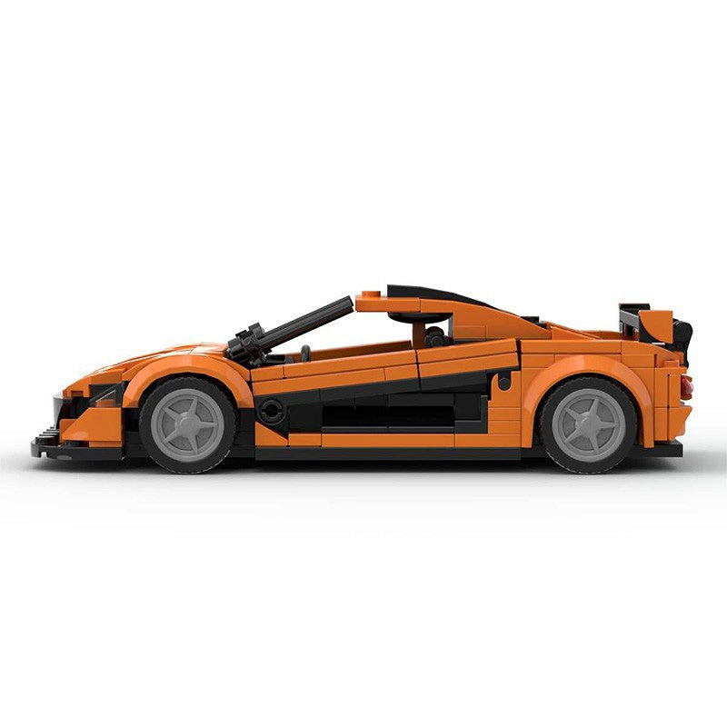 P1 Track Supercar 8 Stud Wide Racing Style Building Kit | LEGO-Compatible MOC - 4