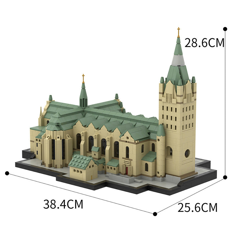 Paderborn Cathedral Building Kit | LEGO-Compatible MOC - 3