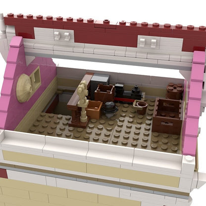Painted Lady House MOC Building Kit | Colorful Victorian Architecture Model - 5