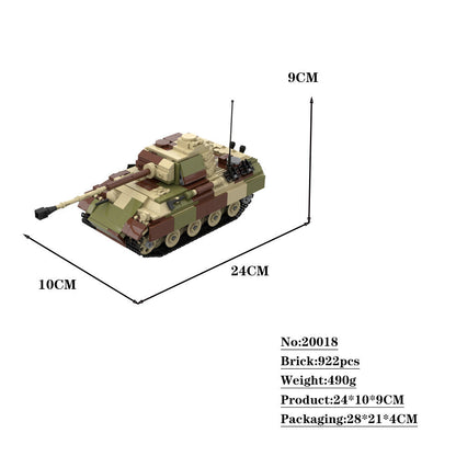 Panther G German Tank Building Kit | WW2 | LEGO-Compatible MOC - 4