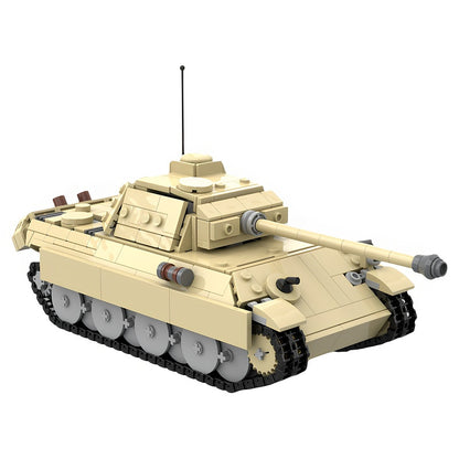 Panther G WWII Medium Tank MOC Building Kit - 7