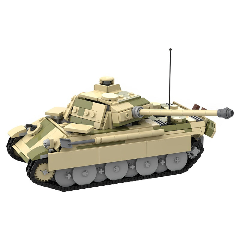 Panther G WWII Medium Tank MOC Building Kit - 8