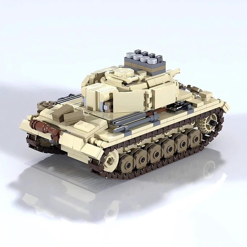 Panzer III N Flammpanzer MOC Building Kit | WWII Military Tank Model - 2