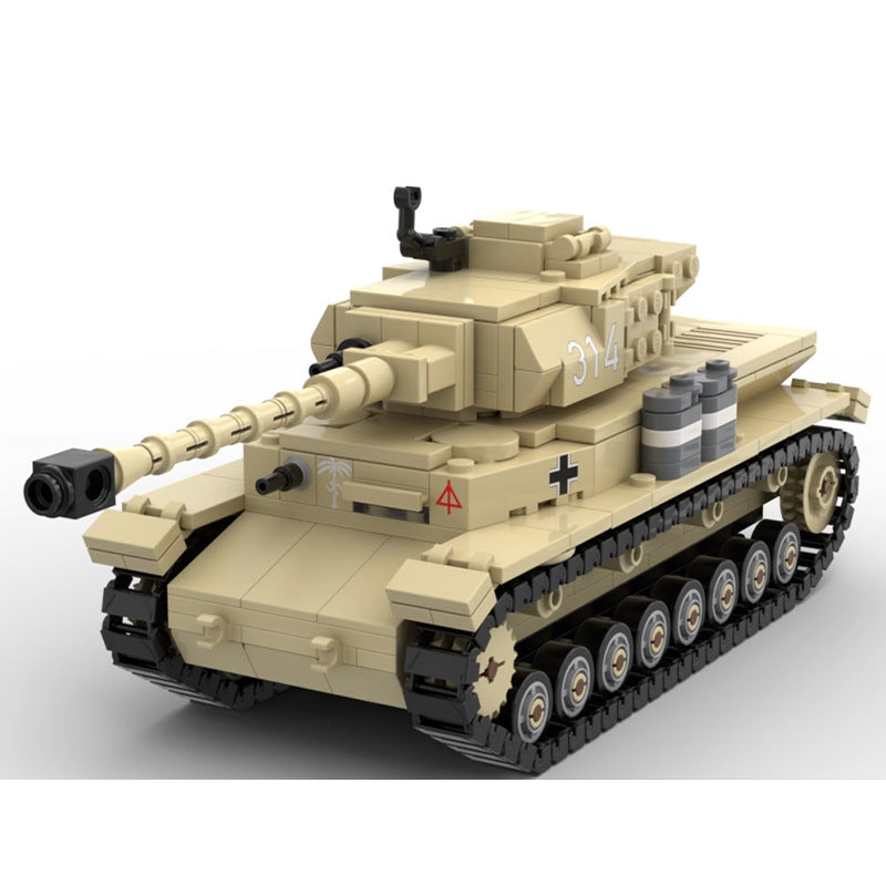 Panzer IV Ausf G Tank Building Kit | LEGO-Compatible MOC - 2