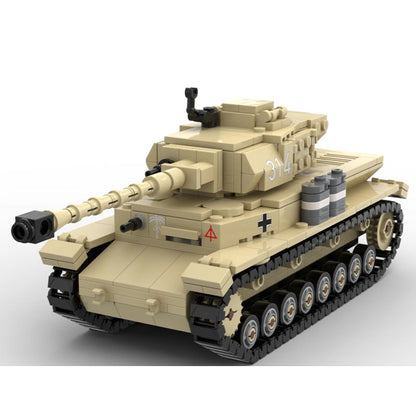 Panzer IV Ausf G Tank Building Kit | LEGO-Compatible MOC - 3
