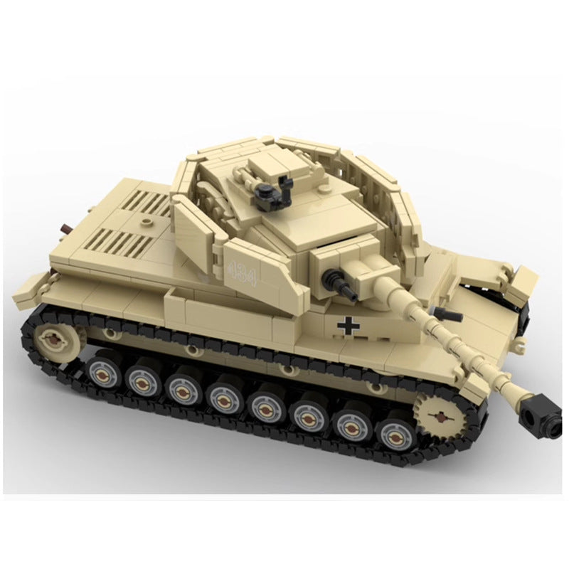 Panzer IV Ausf G Tank Building Kit | LEGO-Compatible MOC - 4