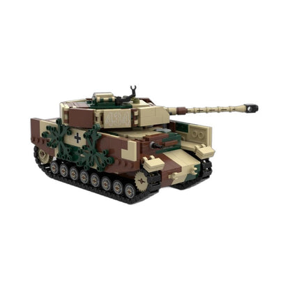 Panzer IV Ausf H Tank Building Kit | LEGO-Compatible MOC - 1