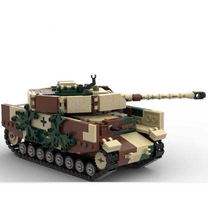Panzer IV Ausf H Tank Building Kit | LEGO-Compatible MOC - 2