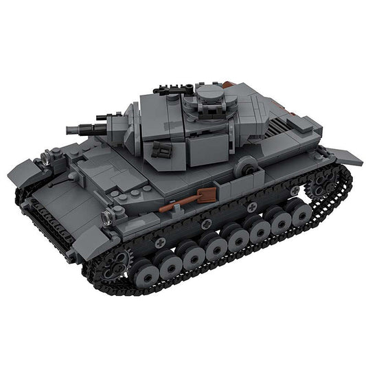 Panzer IV D Tank MOC Building Kit | WWII Medium Tank Model - 1
