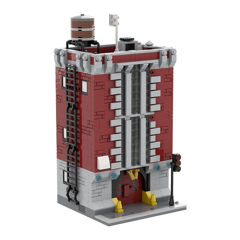 Paranormal Firehouse HQ Modular Building Kit | LEGO-Compatible MOC - 7