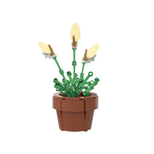 Peace Lily Building Kit | LEGO-Compatible MOC - 1