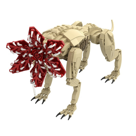 Petal-Maw Alien Hound Creature MOC Building Kit - 1