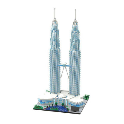 Petronas Twin Towers Building Kit | Compatible MOC - 1